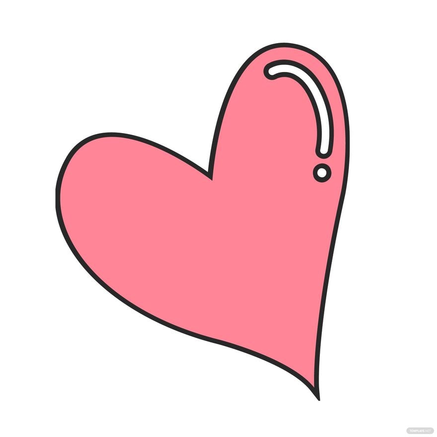 Heart Clipart Image in Illustrator