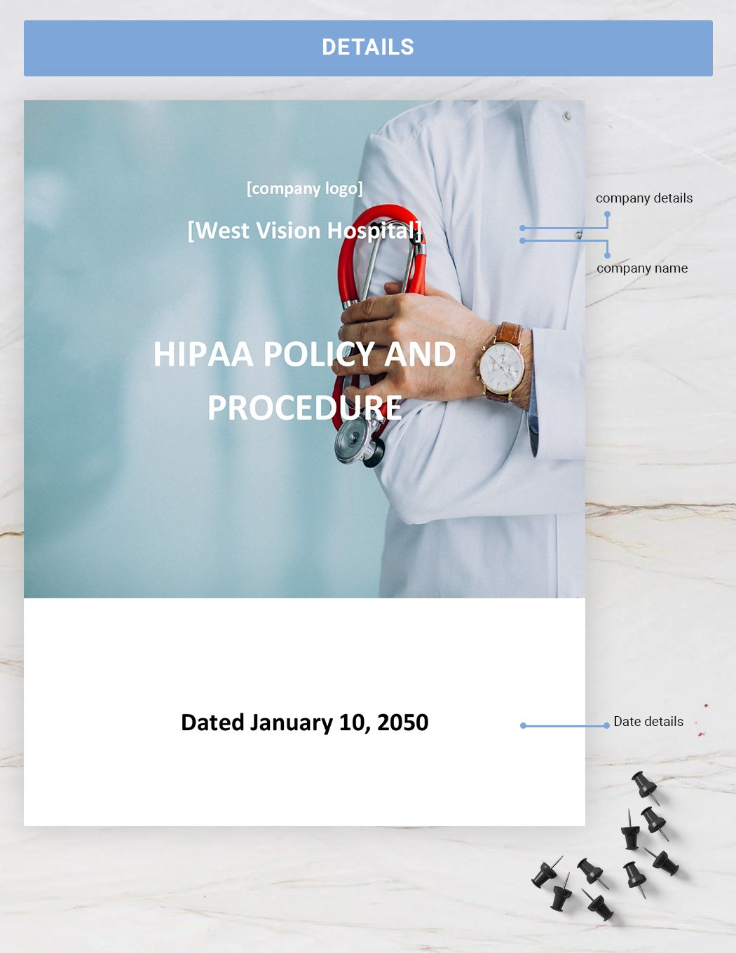 HIPAA Policy and Procedure in Google Docs Word Pages Download