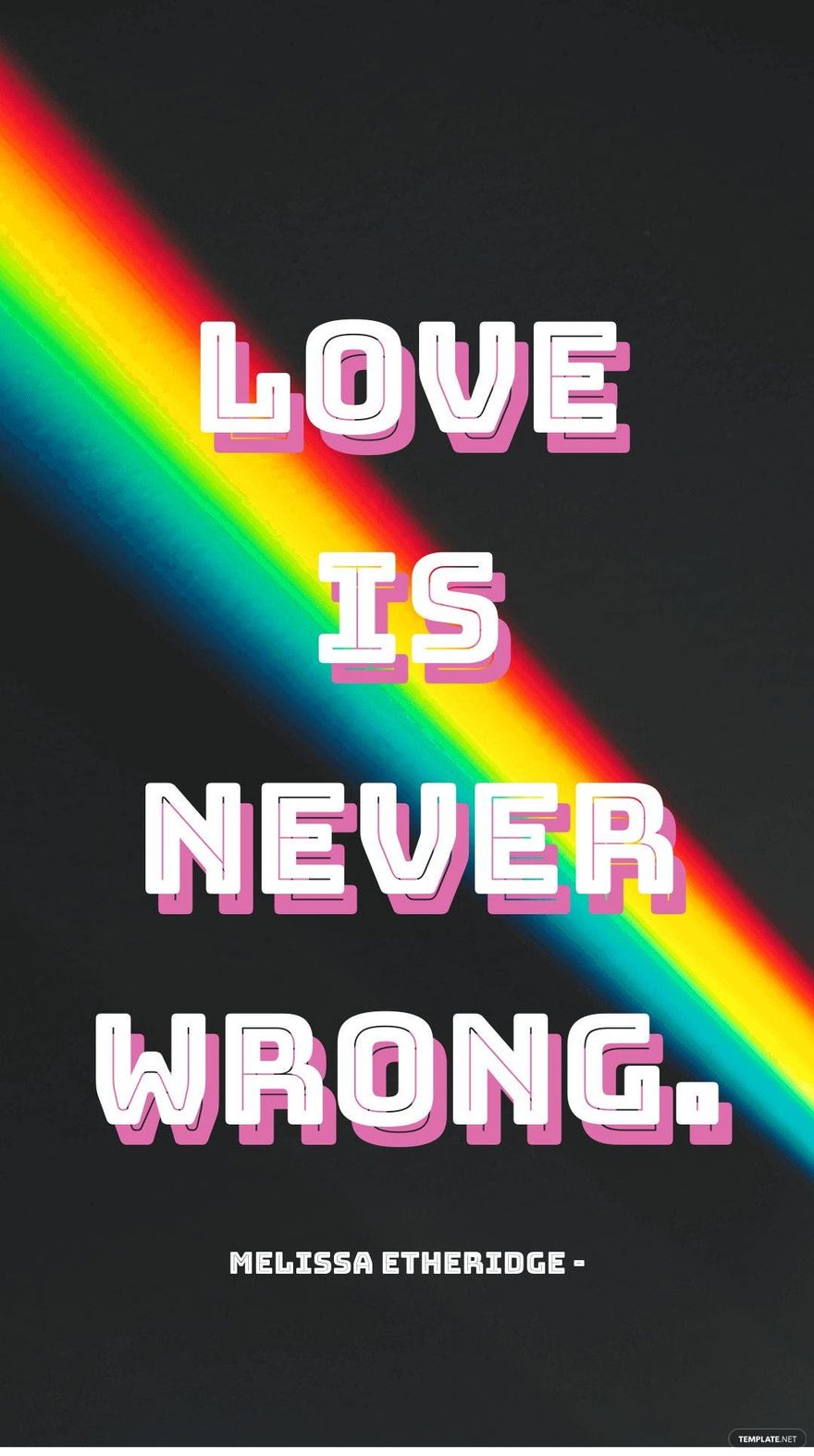 Free Melissa Etheridge - Love is never wrong.