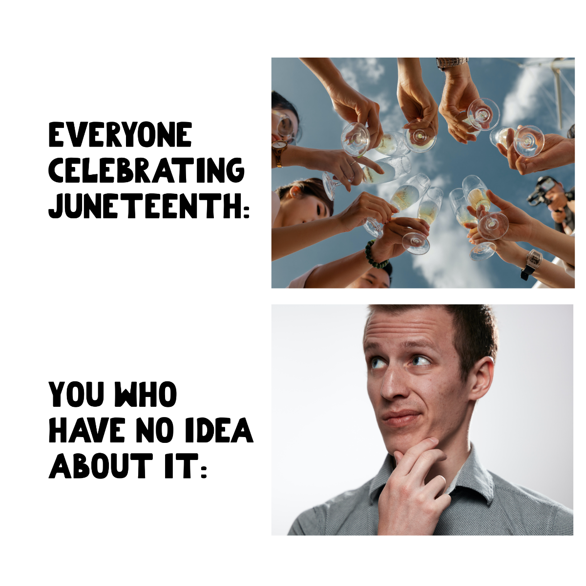 Happy Juneteenth Meme Template