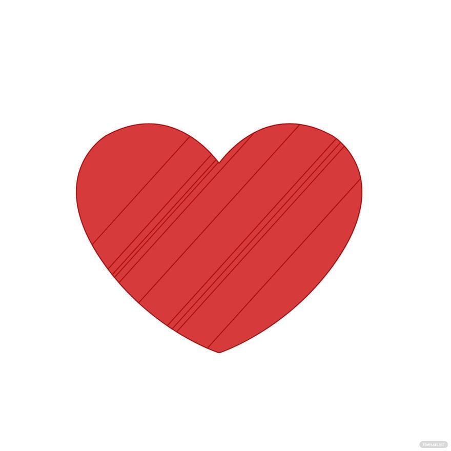 Free Distressed Heart Clipart in Illustrator