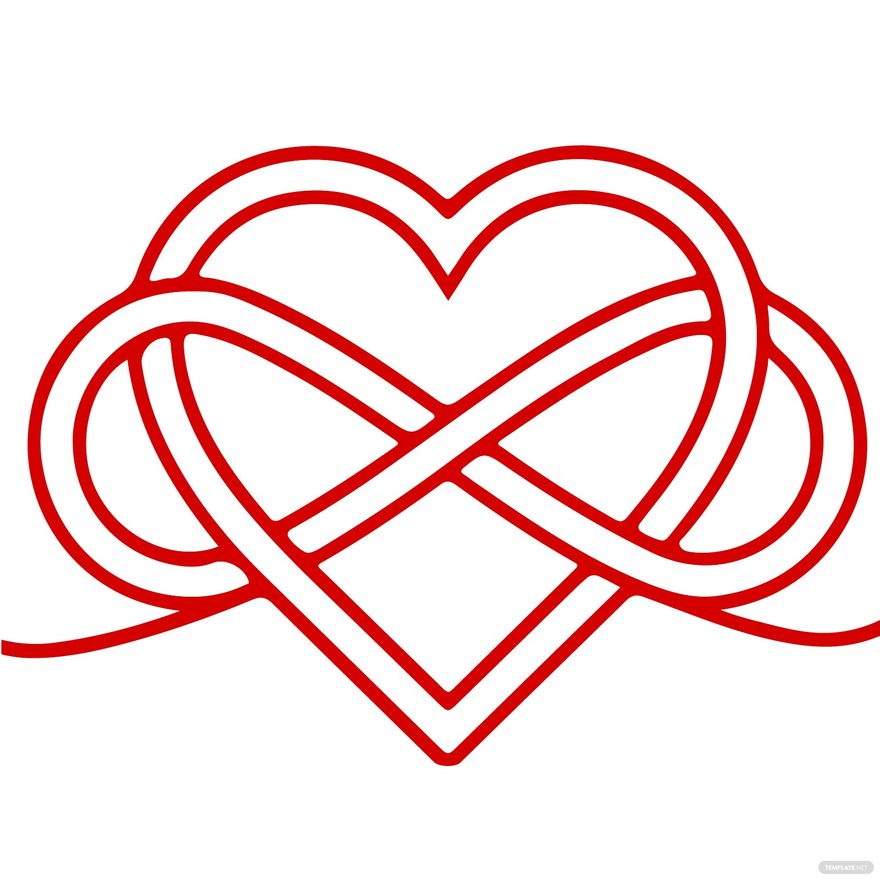 Celtic Heart Clipart in Illustrator