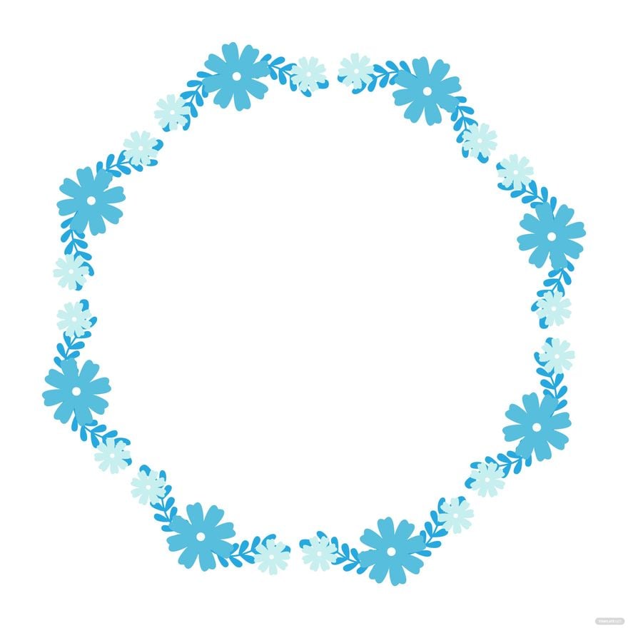 Free Wedding Floral Wreath Clipart in Illustrator