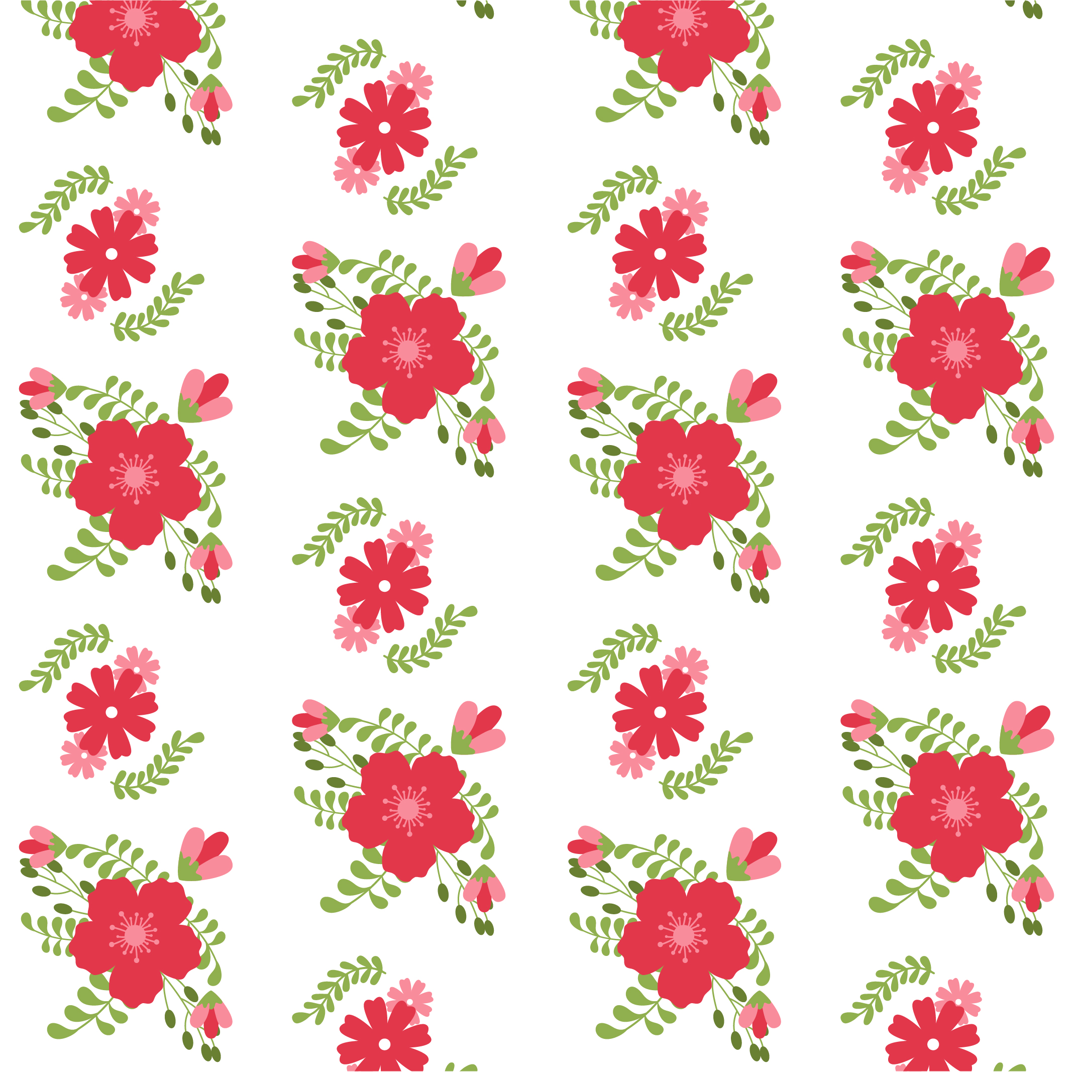 Rose Flowers Silhouette Svg, Rose Florals (95261)