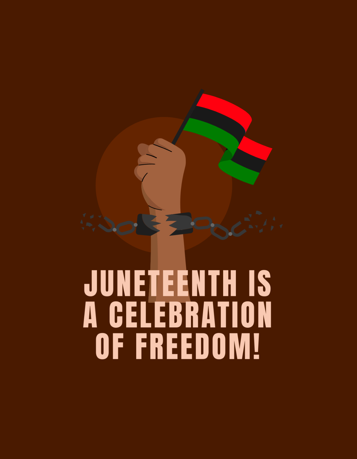 Juneteenth Freedom T Shirt Template