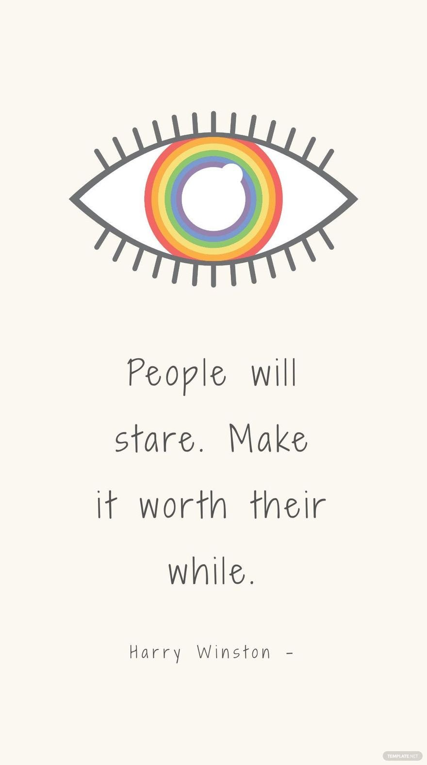 Harry Winston - People will stare. Make it worth their while.