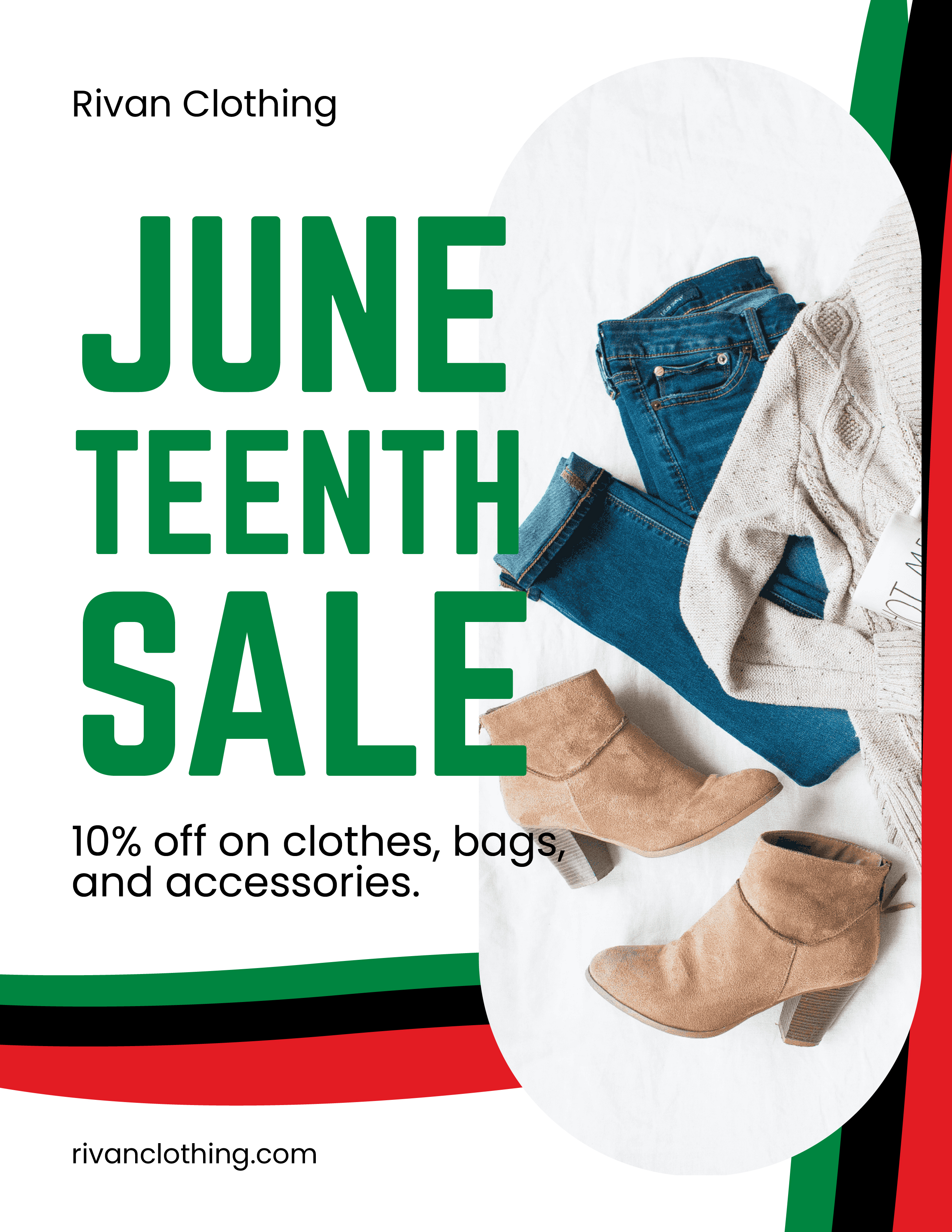 Juneteenth informational flyer template edit online download