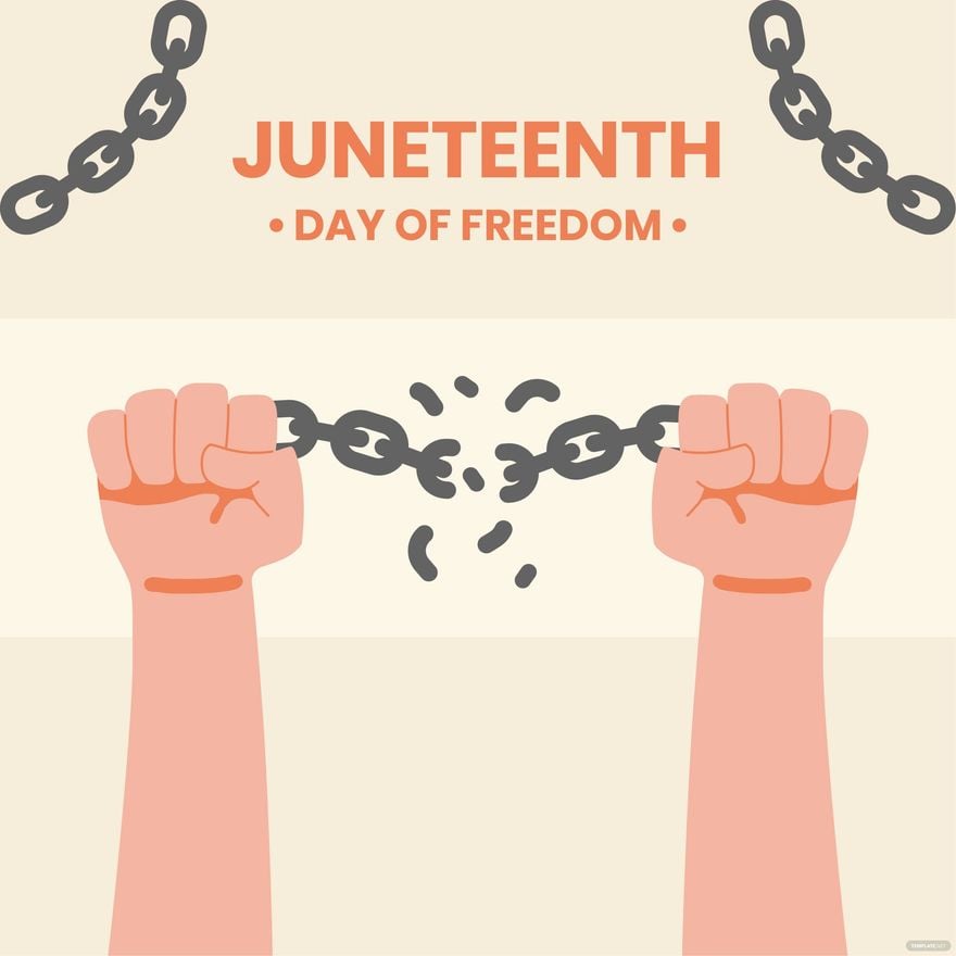 Juneteenth Freedom Clipart in Illustrator, EPS, SVG, JPG, PNG