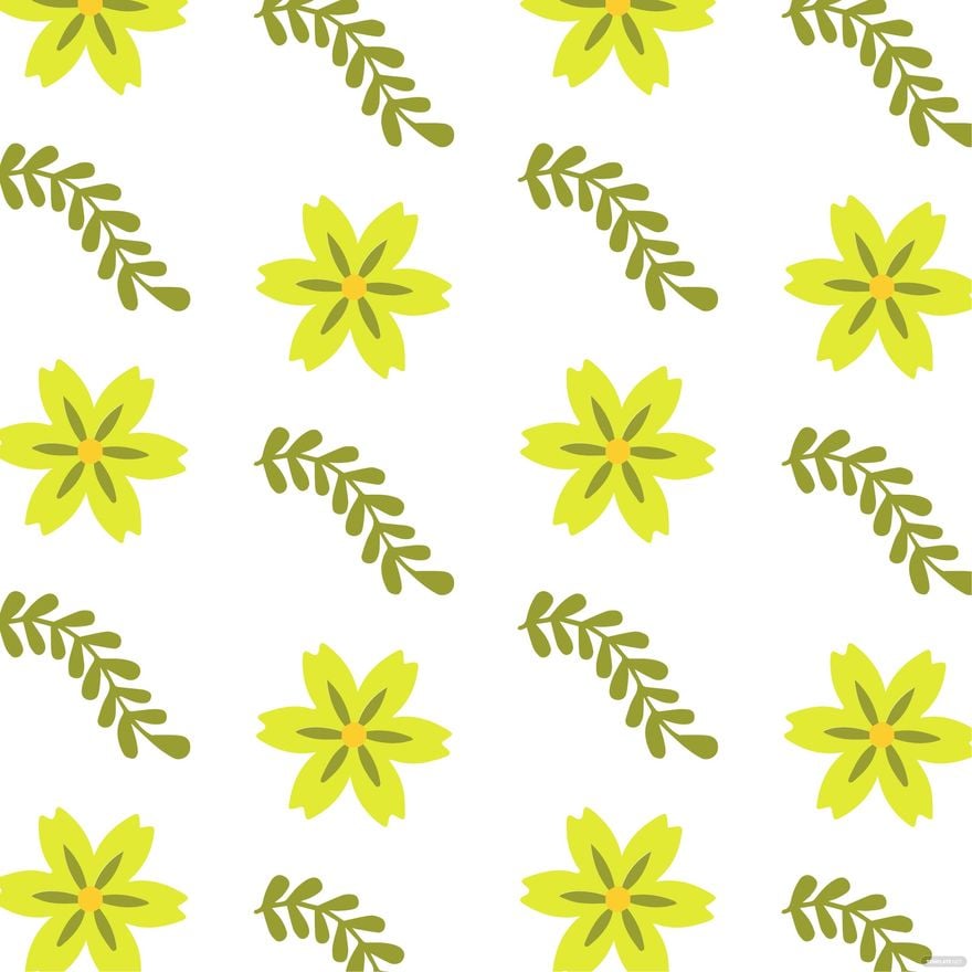 Floral Decorative Pattern Clipart in Illustrator