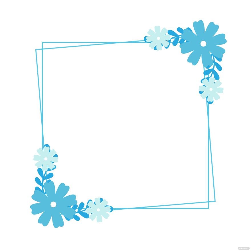 Floral Wedding Card Clipart in Illustrator