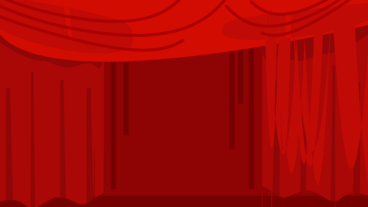 Red Curtain Background Template