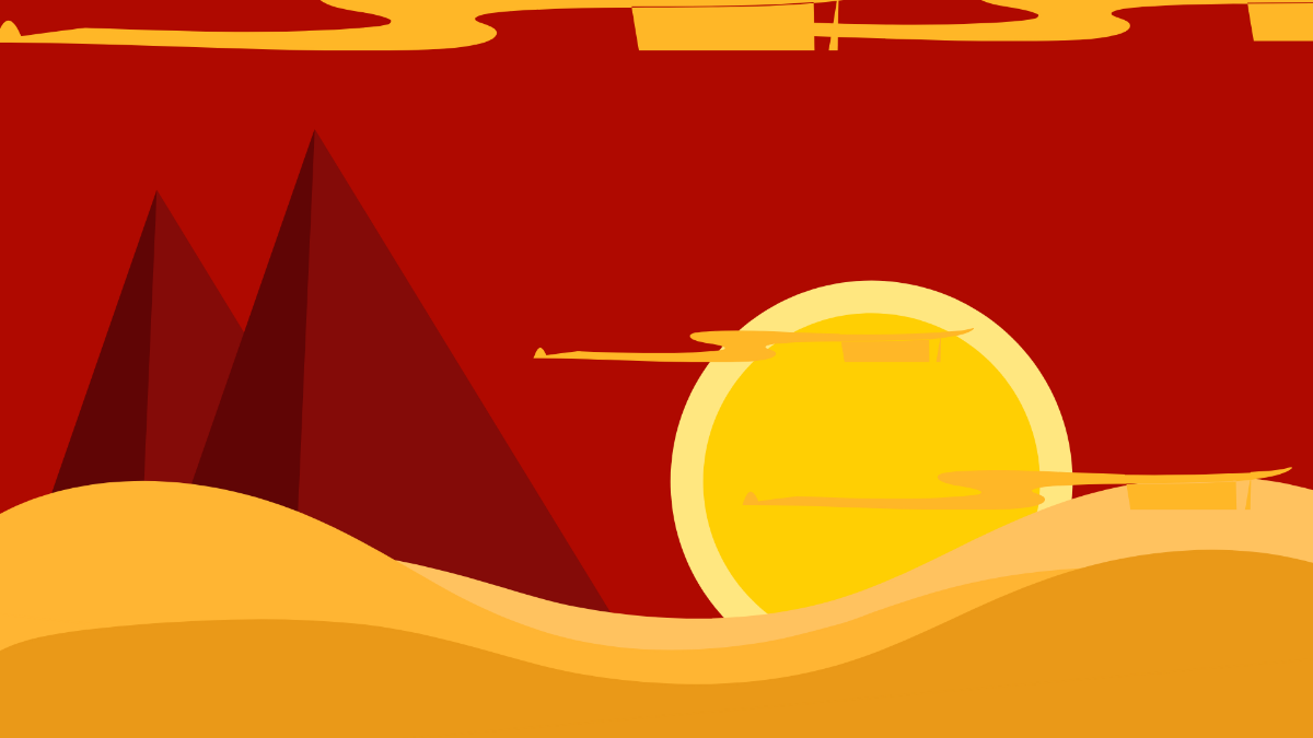 Red and Yellow Background Template