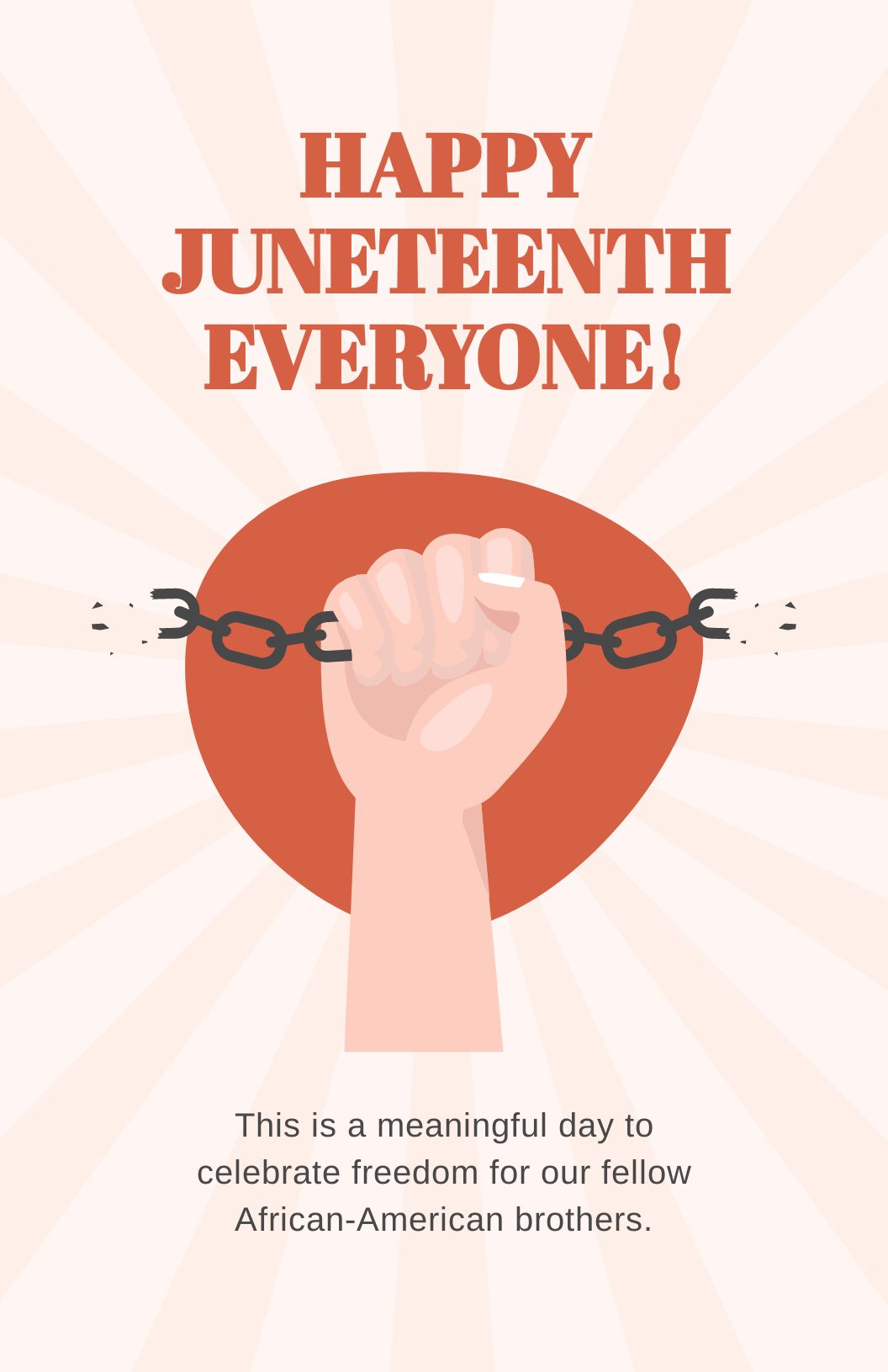 Happy Juneteenth Poster