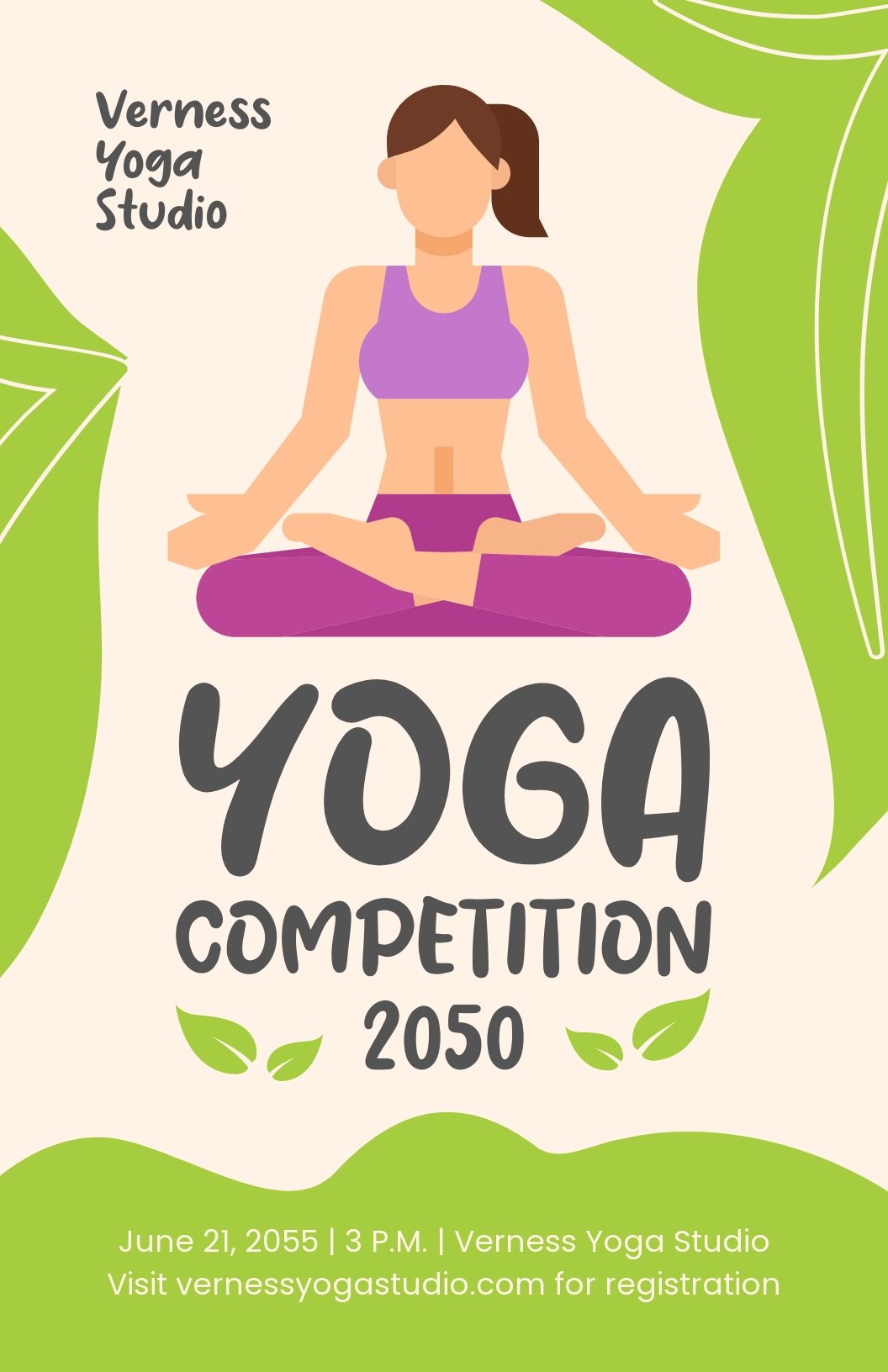 Yoga Competition Poster