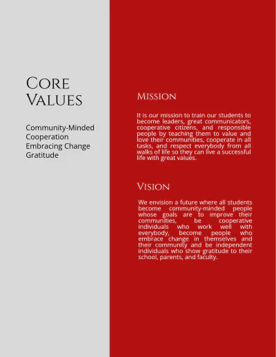 Free Education Prospectus Template to Edit Online