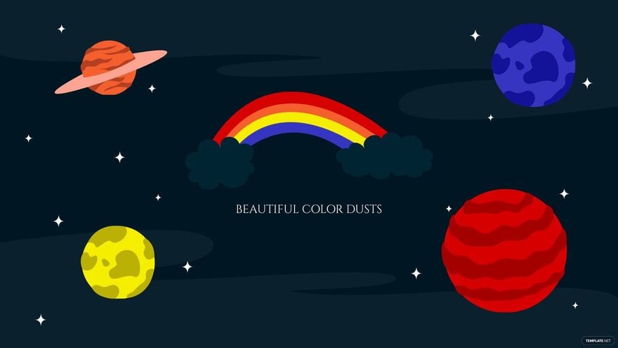 Free Galaxy Rainbow Wallpaper