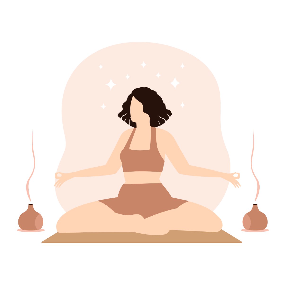 Free Meditation Clipart Template
