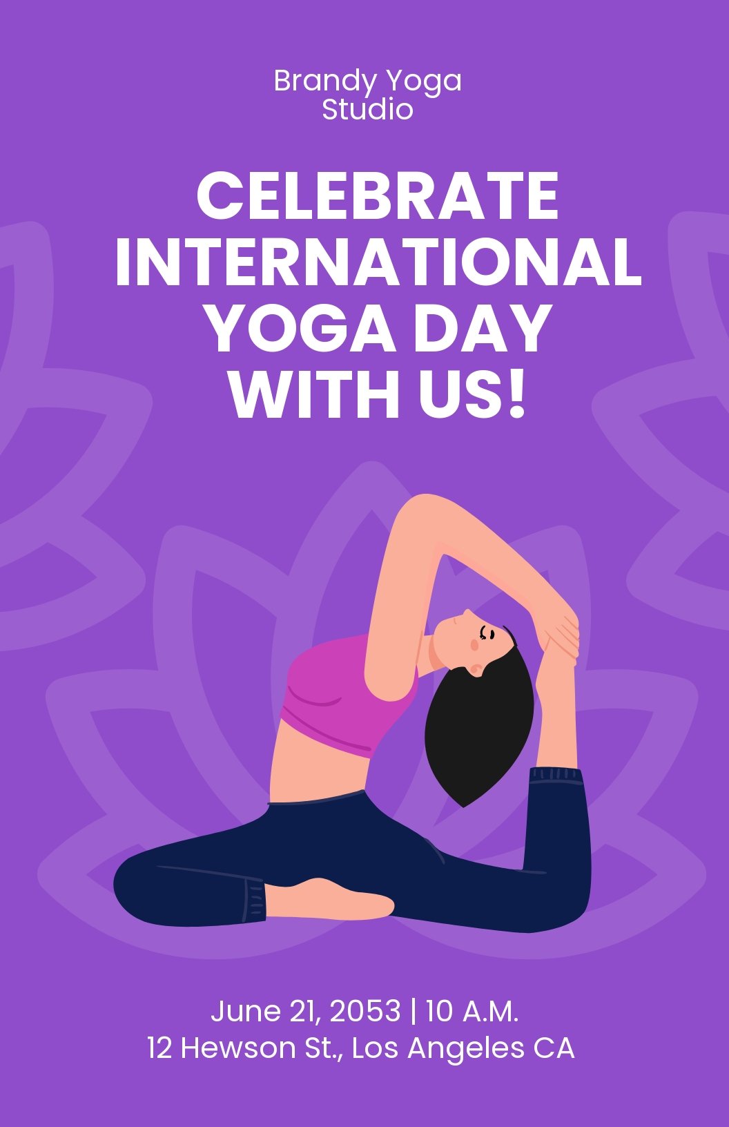 International Yoga Day Celebration Poster