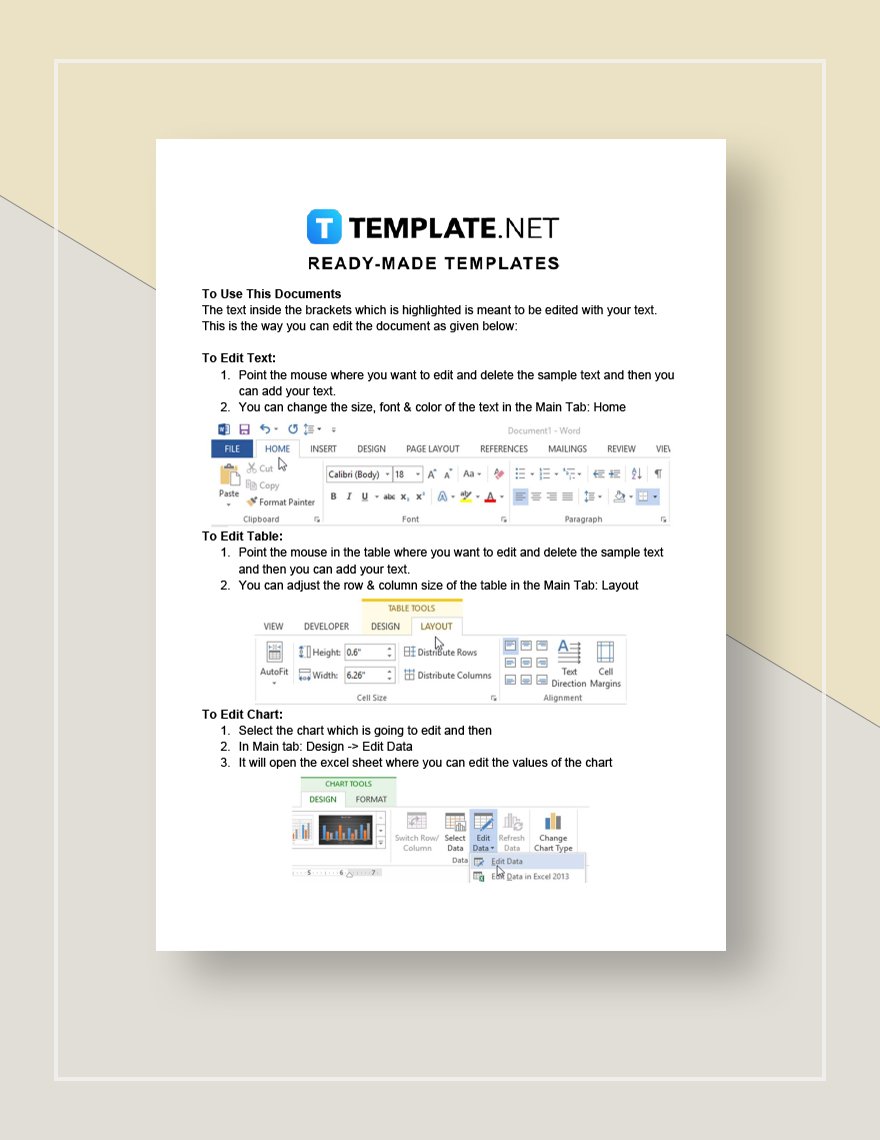 Blank Fact Sheet Template