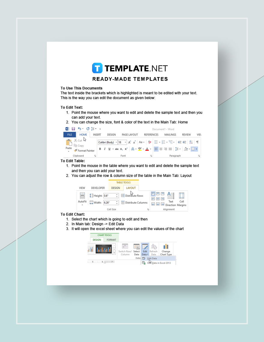 Organization Fact Sheet Template