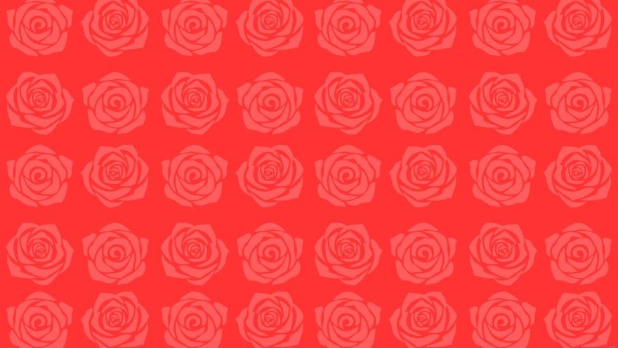 Free Red Roses Background in Illustrator, EPS, SVG, JPG, PNG