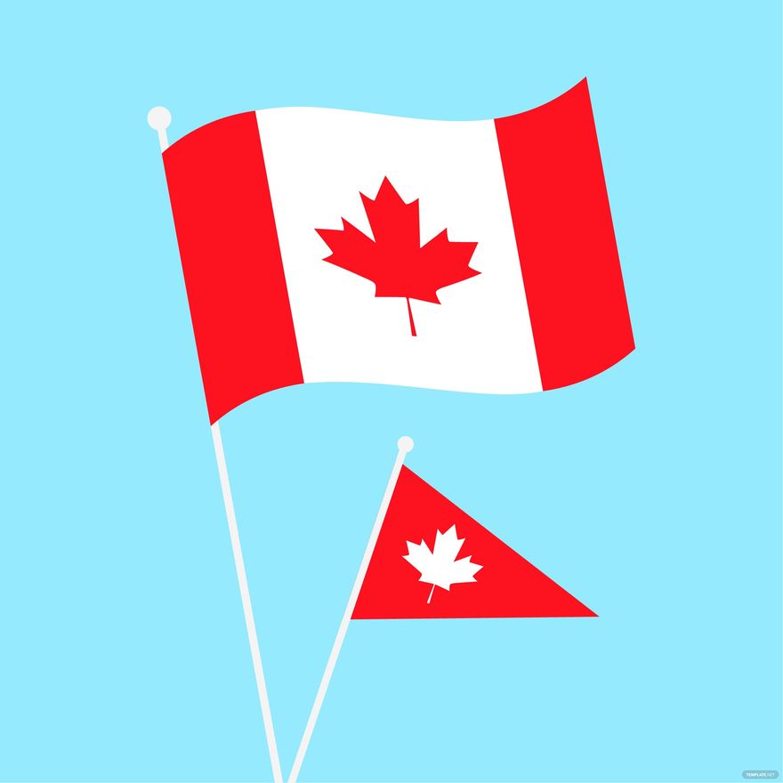 Canada Day Flag Clipart