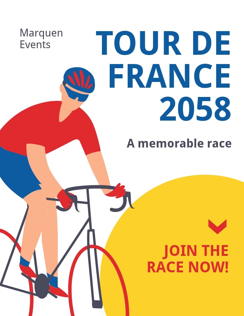 Classic Tour De France Flyer