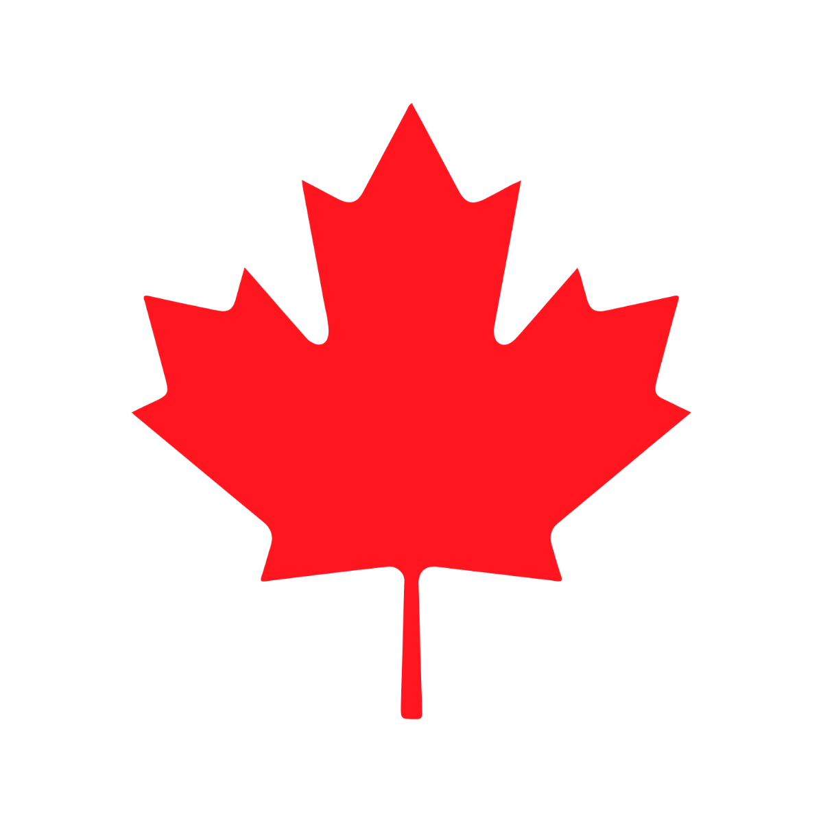 Canada Day Maple Leaf Clipart Template