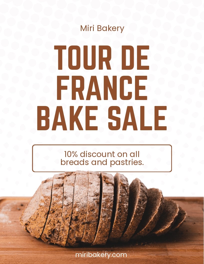 Tour De France Promotion Flyer