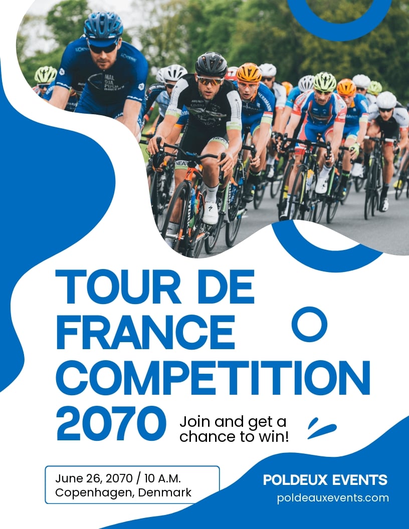 Tour De France Competition Flyer