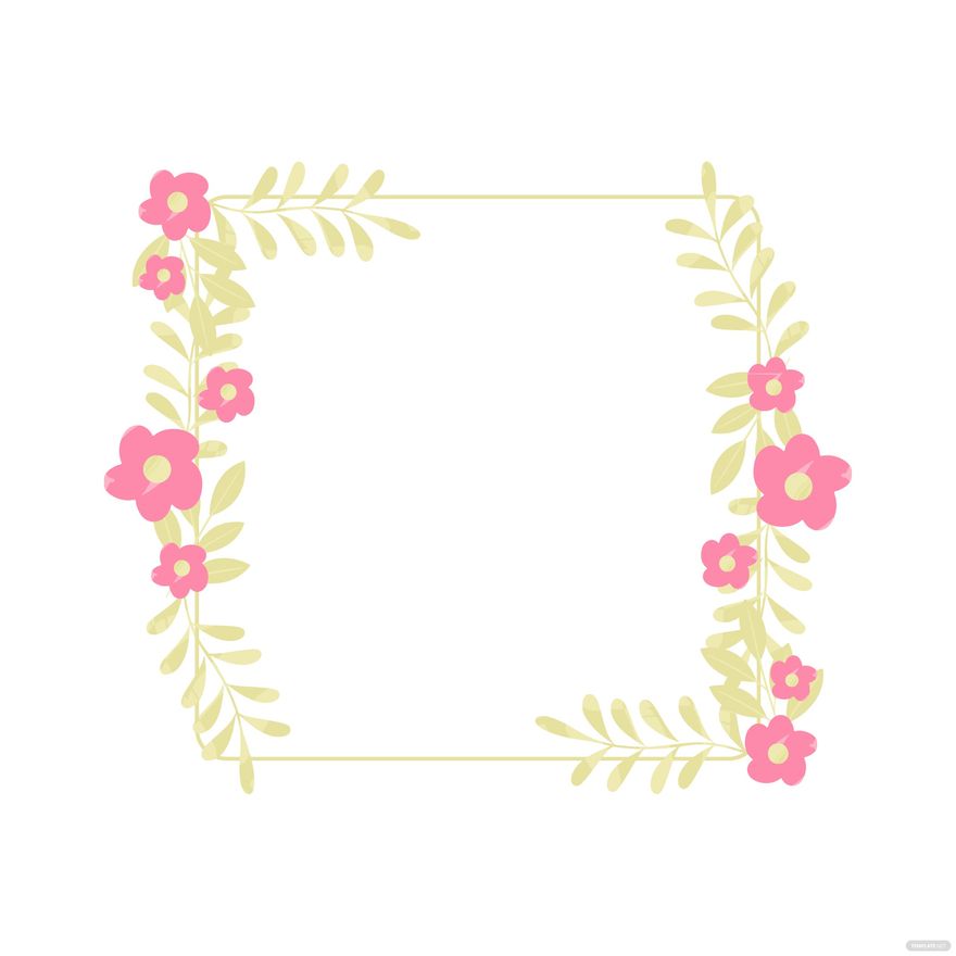 How To Create A Floral Border In Illustrator - Design Talk