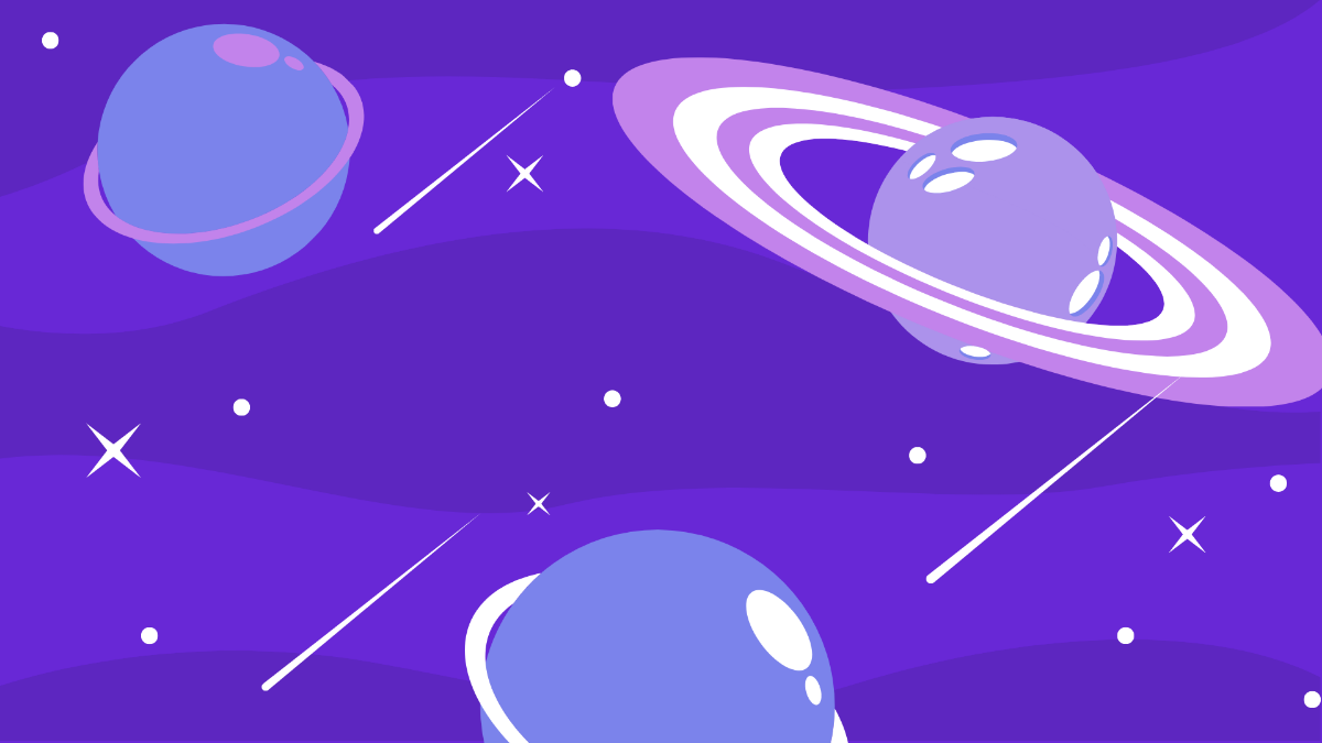 Purple Galaxy Background Template