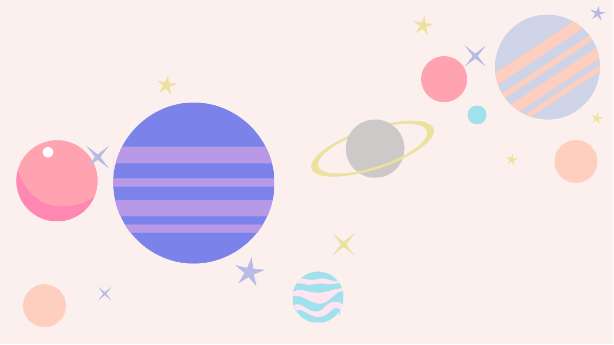 Pastel Galaxy Background Template
