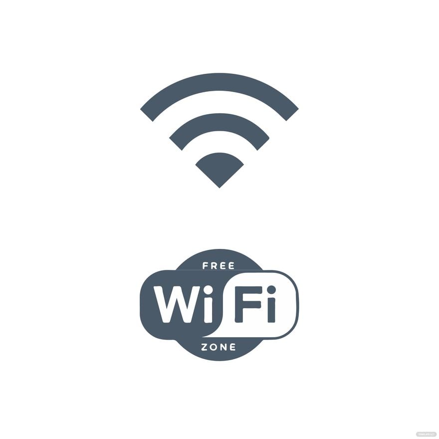 Wifi Logo clipart in Illustrator