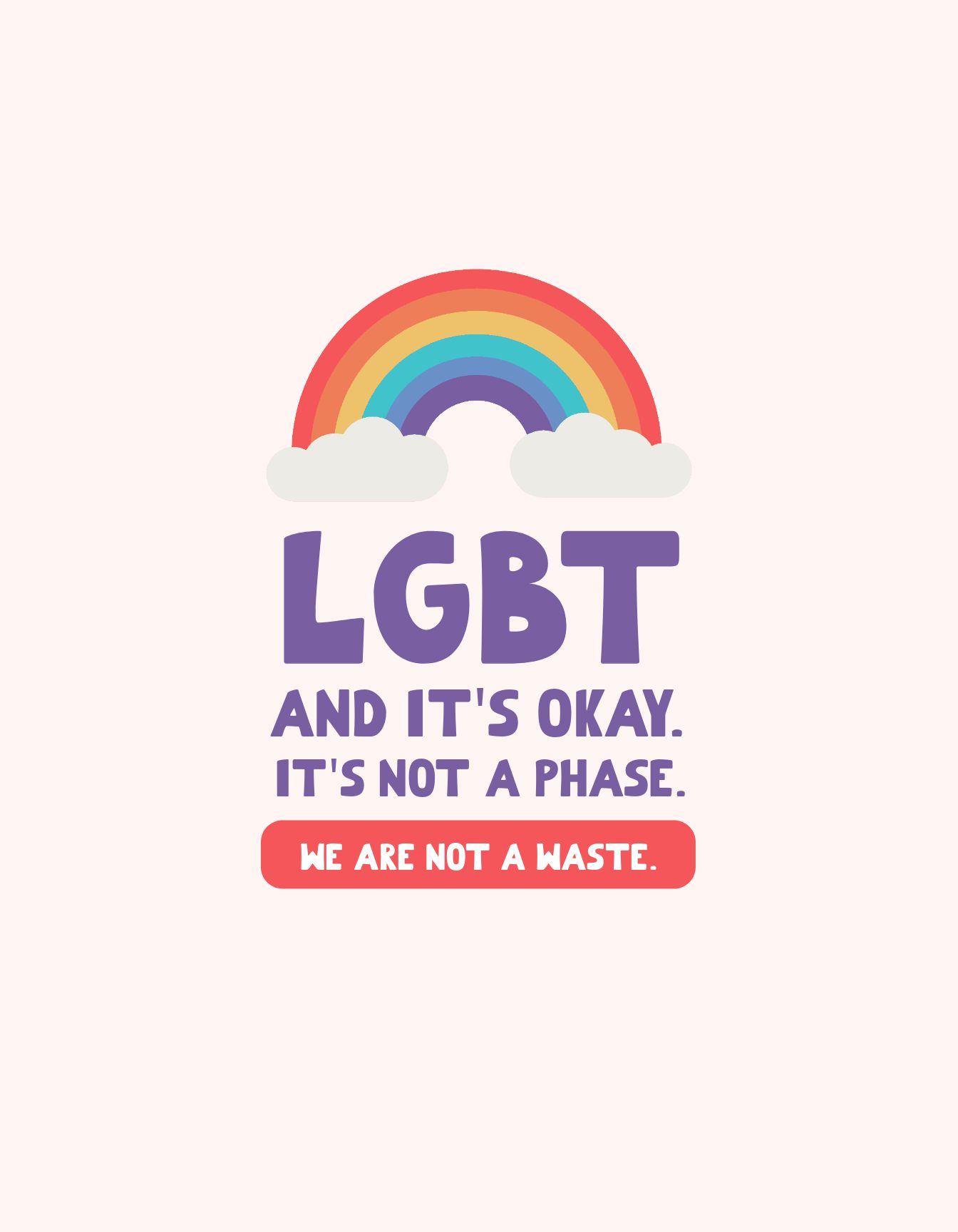 LGBT Pride T Shirt Template