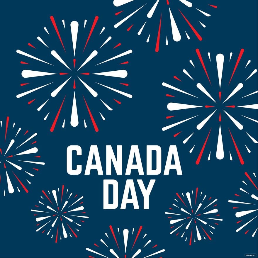 Canada Day Fireworks Clipart