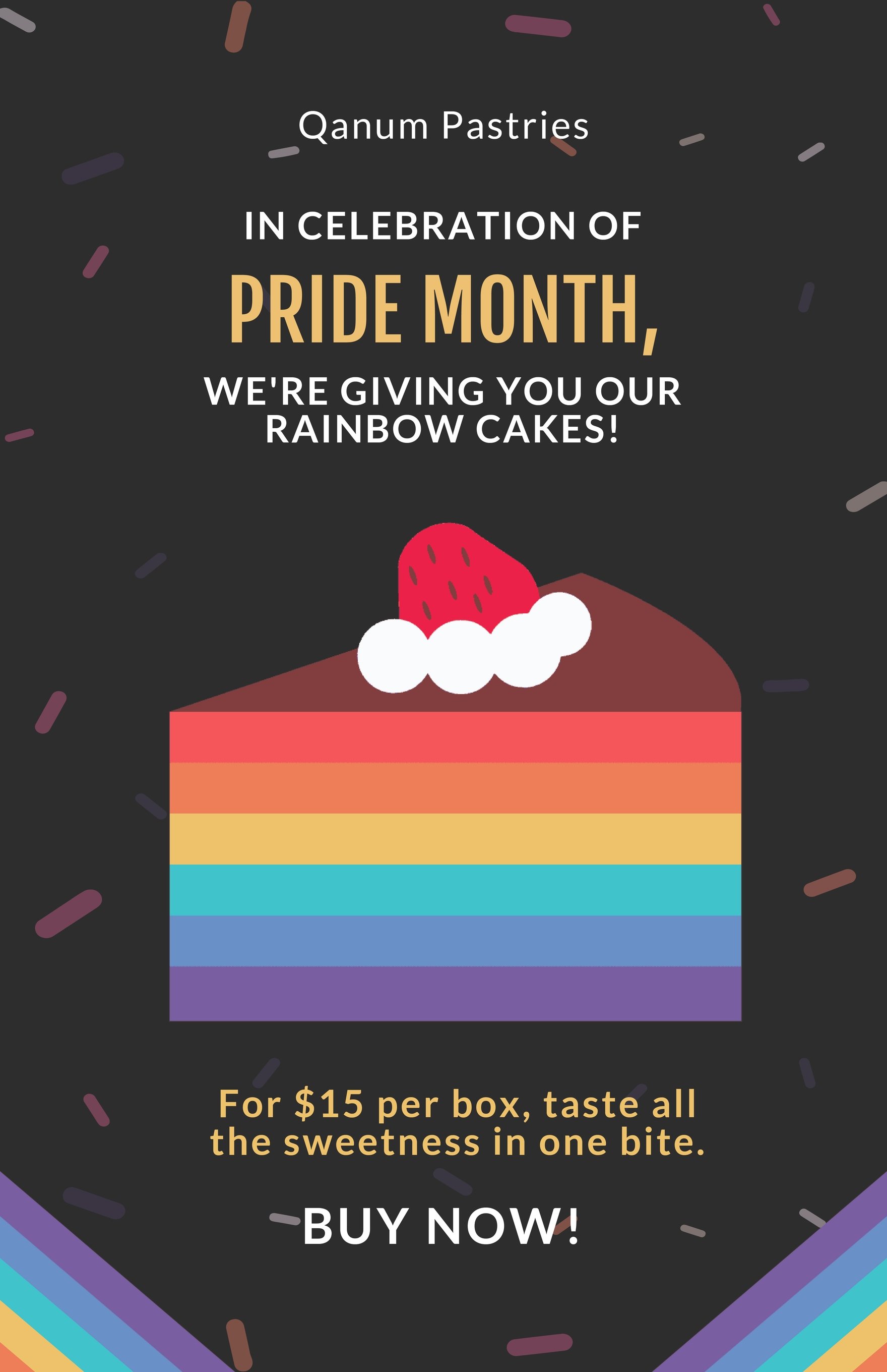 Pride Month Celebration Poster