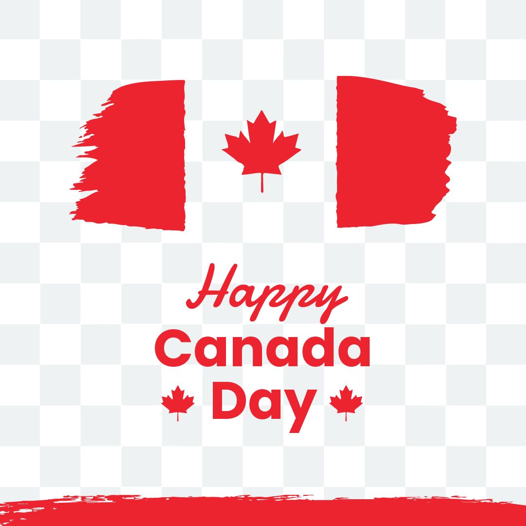 Free Transparent Happy Canada Day in JPG