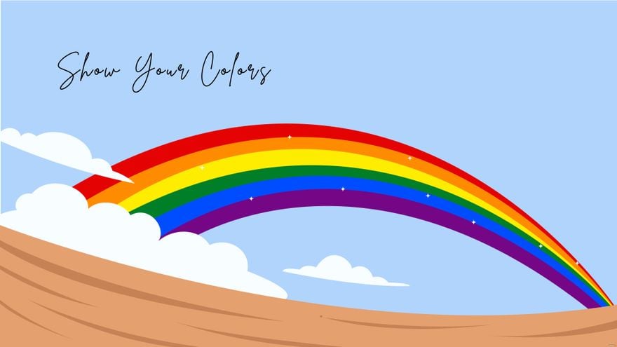 Free Pride Rainbow Wallpaper
