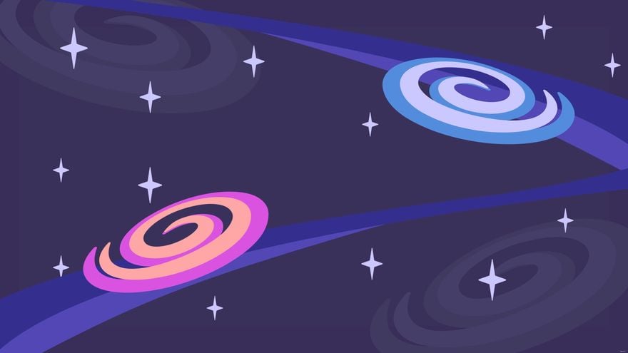 Spiral Galaxy Background in Illustrator, EPS, SVG, JPG, PNG