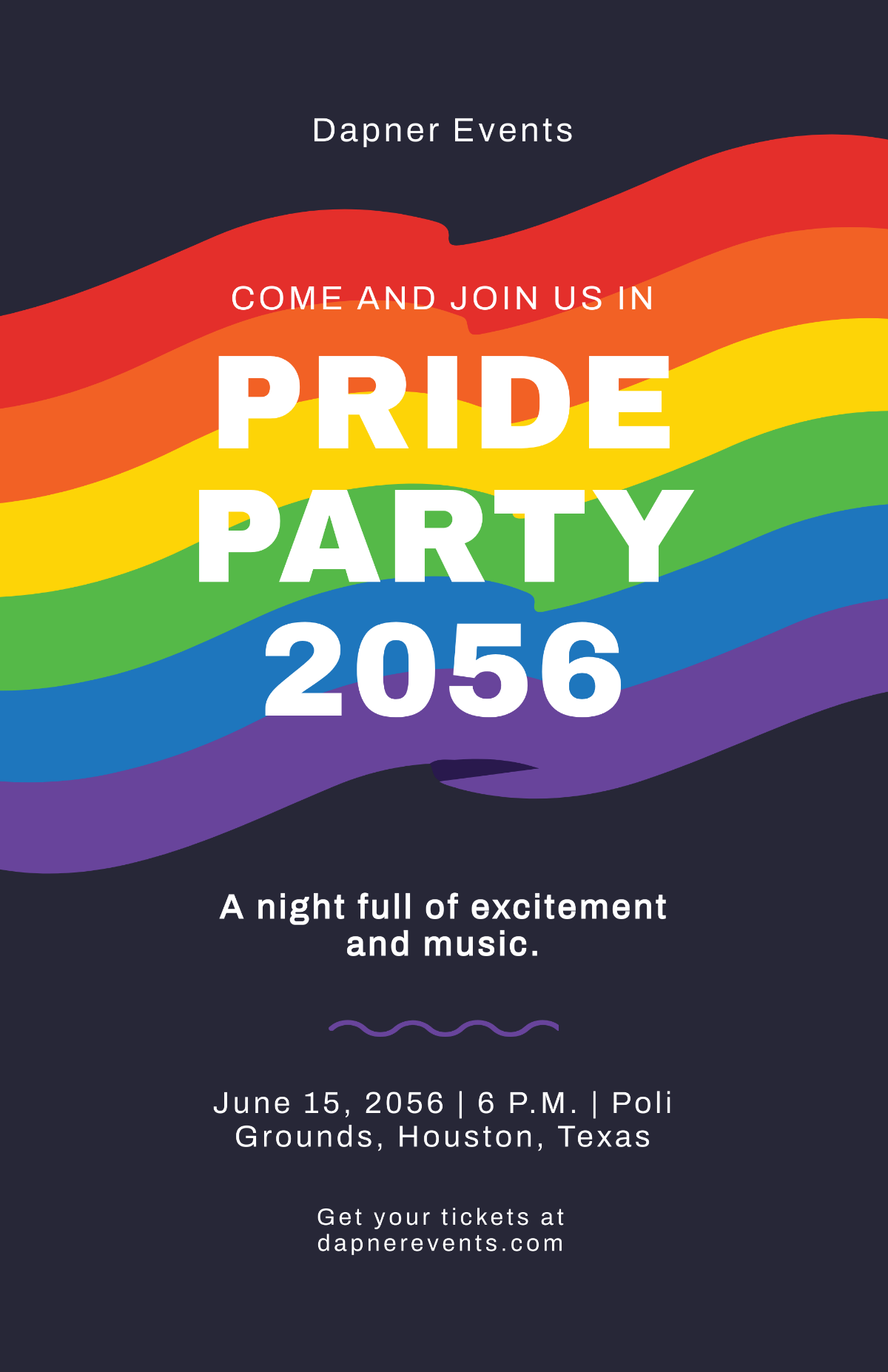 Pride Event Poster Template