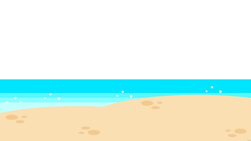 Beach Transparent Background in Illustrator, EPS, SVG, JPG, PNG