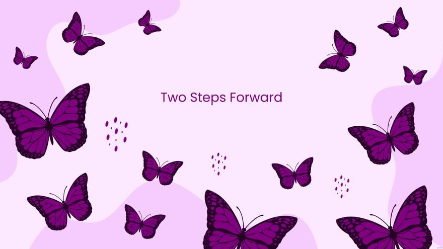 Purple Butterfly Wallpaper - JPG 