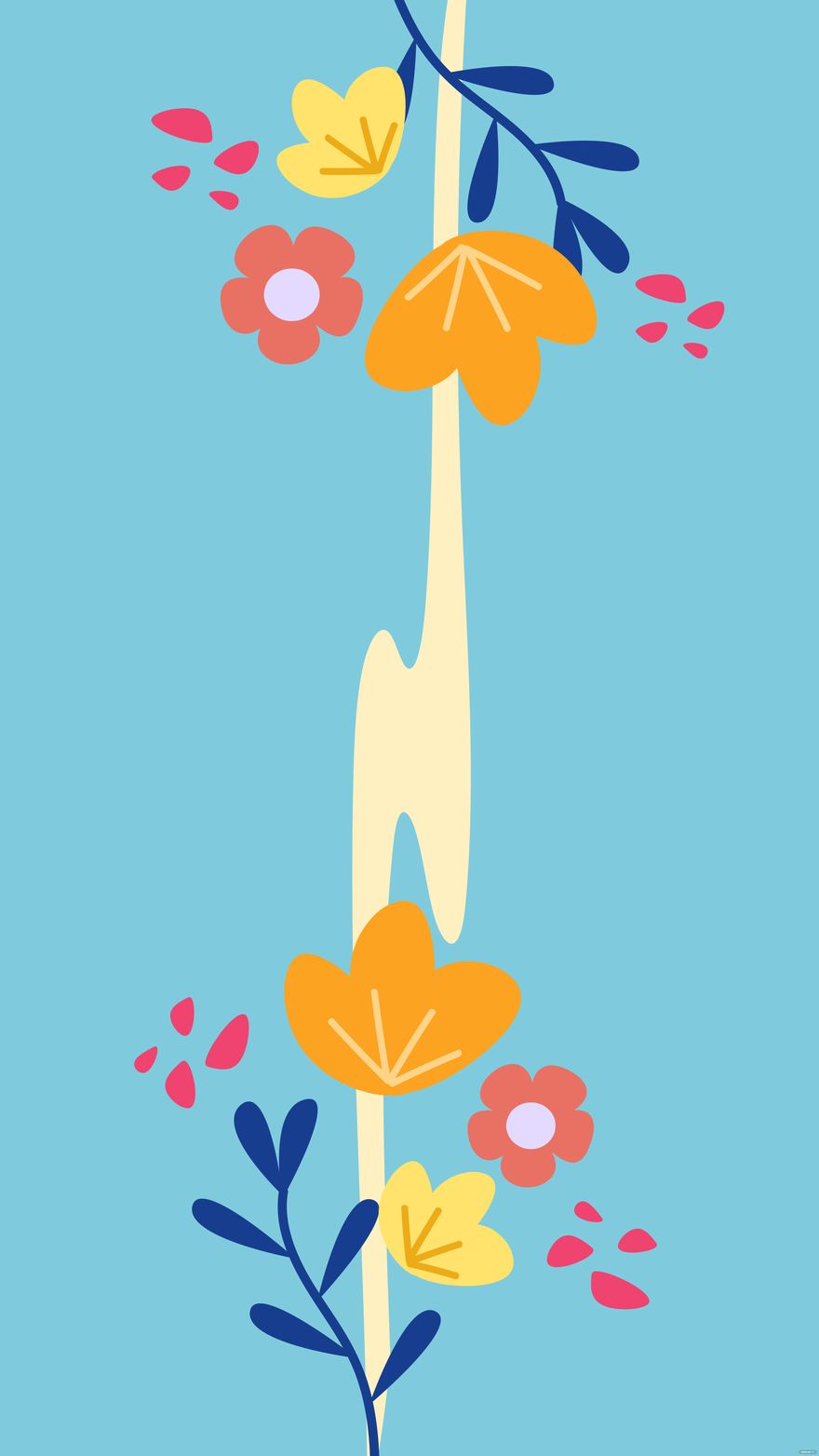 Free Iphone Flower Background in Illustrator, EPS, SVG, JPG, PNG