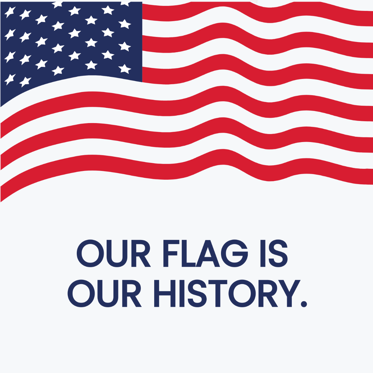 Flag Day Saying Clipart Template