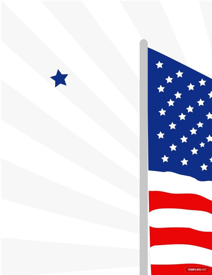 Beautiful Flag Day Clipart