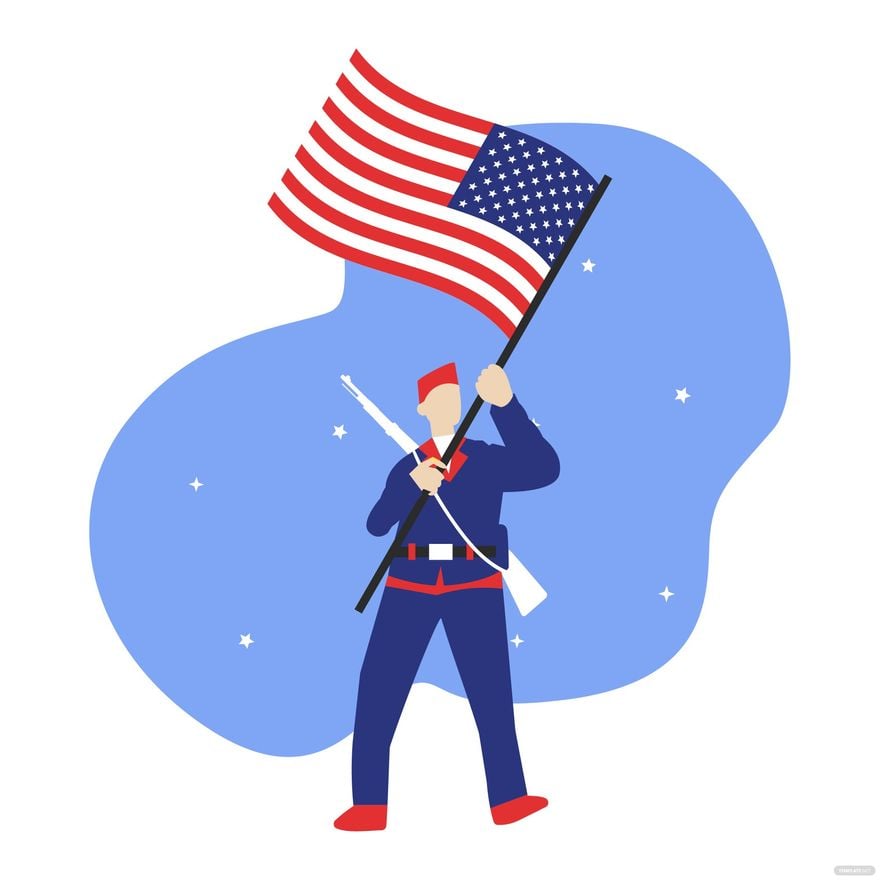 Animated Flag Day Clipart