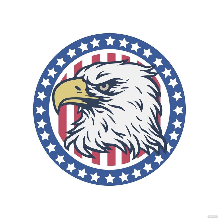 Patriotic Eagle Clipart
