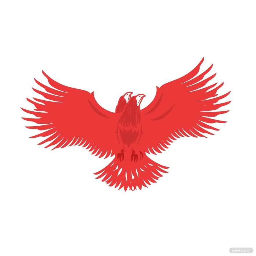 Double Header Eagle Clipart in Illustrator