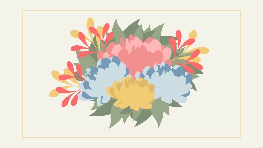 Free Wedding Flower Background in Illustrator, EPS, SVG, JPG, PNG